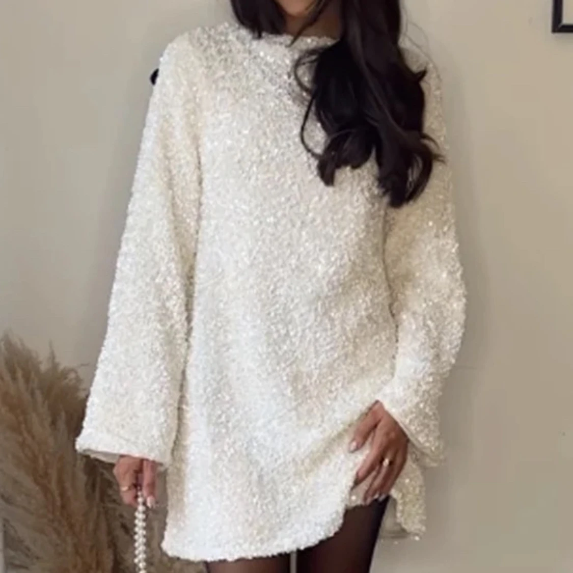 Glitter klänning - 90