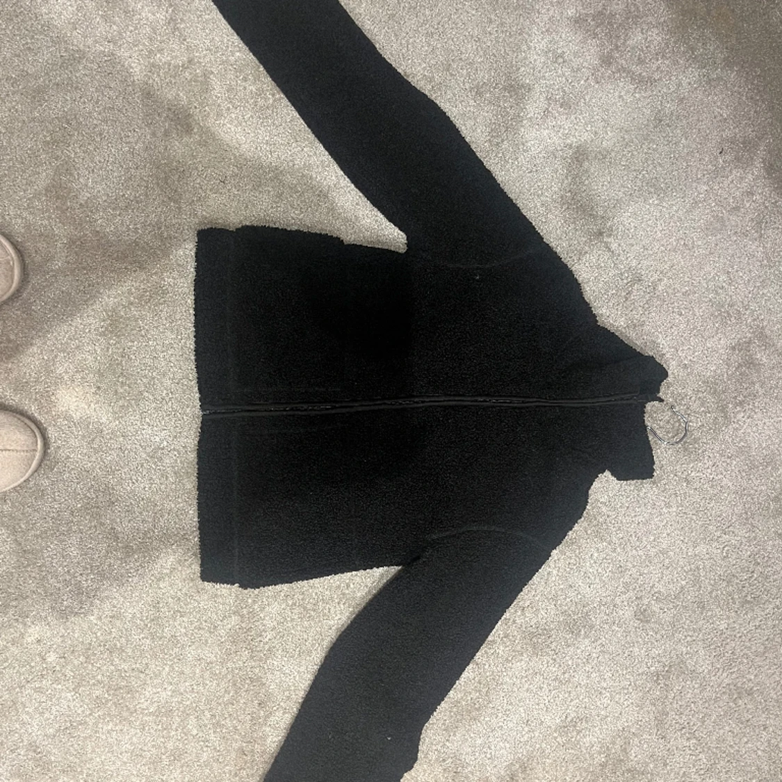 Teddy tröja med dragkedja  - 91