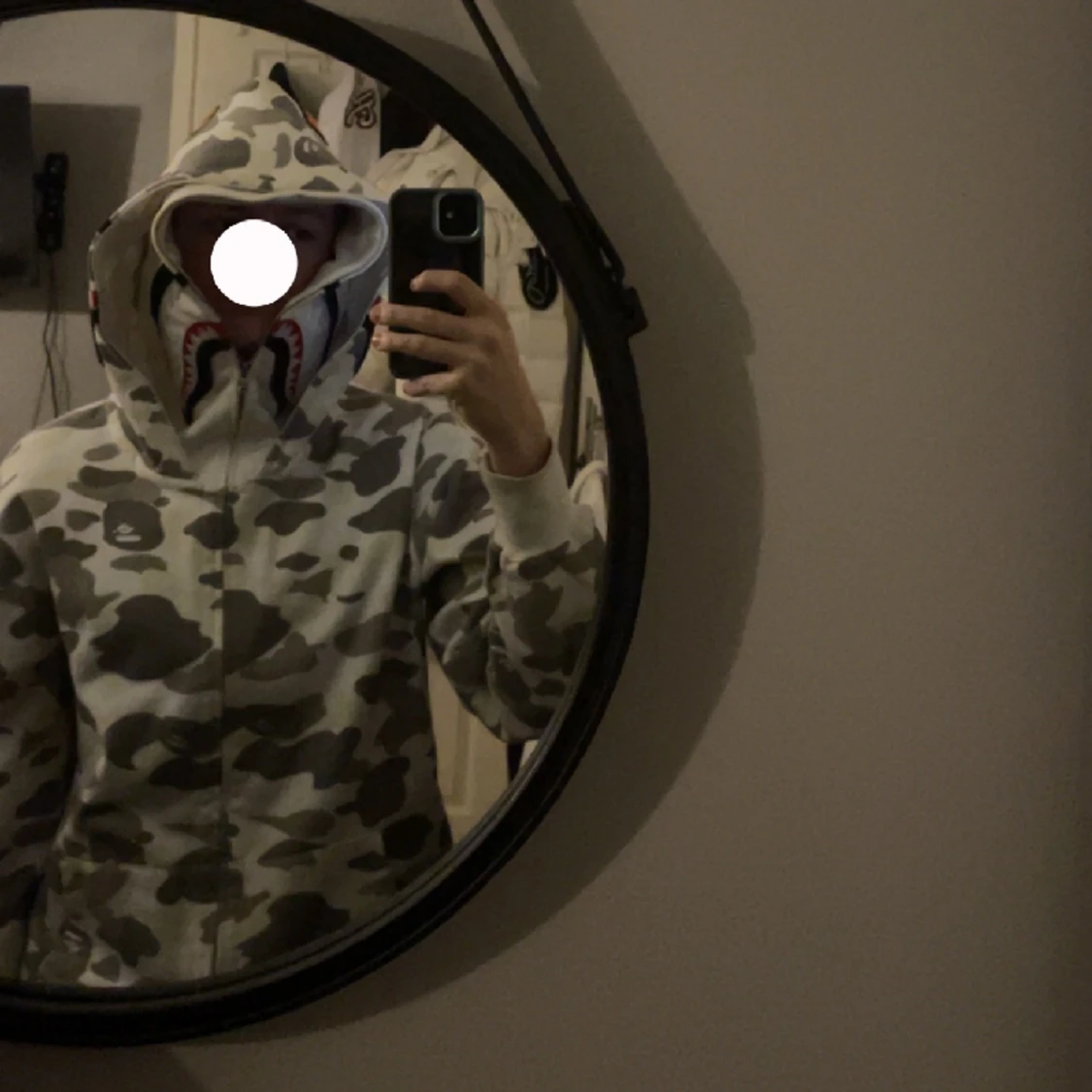 BAPE Glow In Dark dubbel Hood - 90