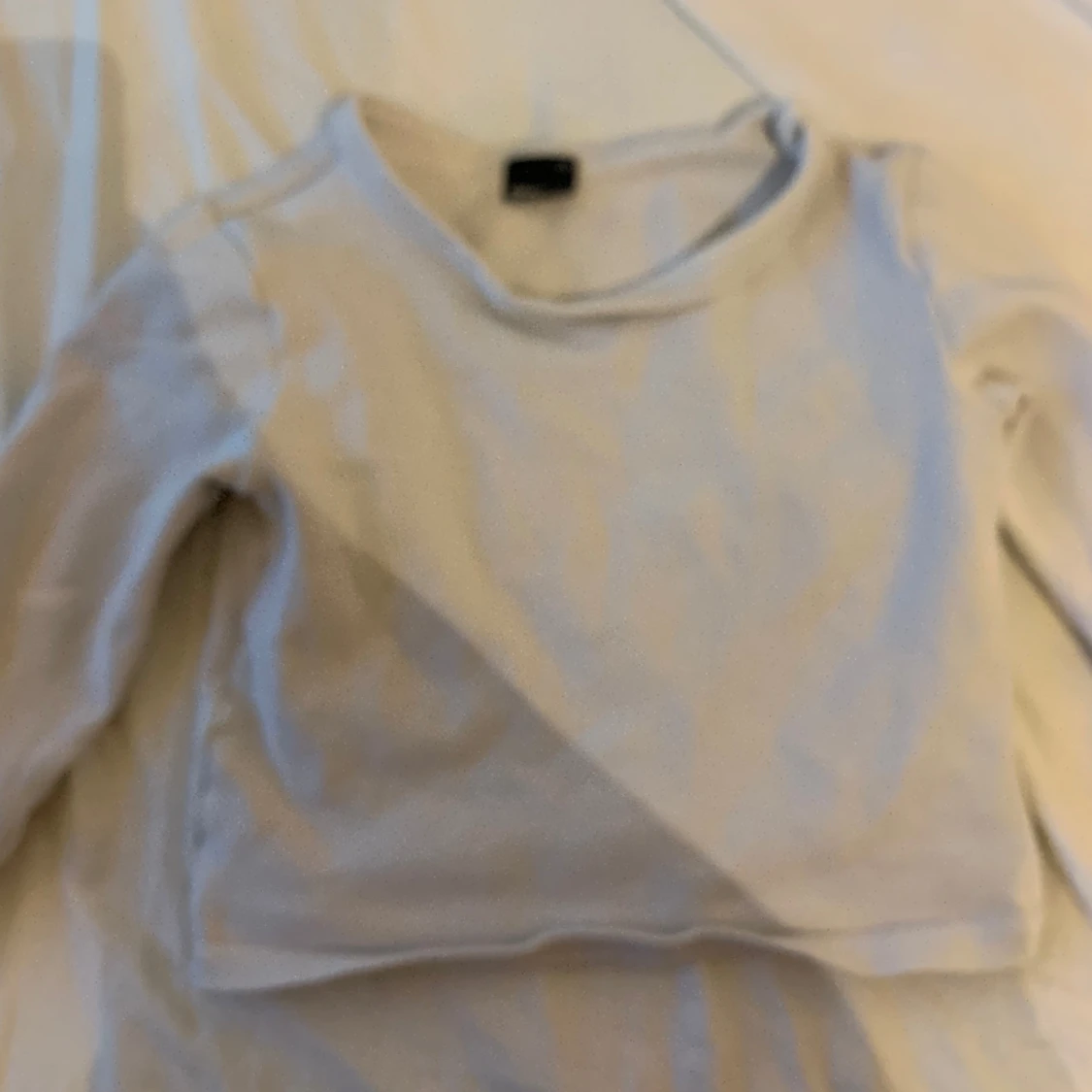 Vit tjock tröja  - 90