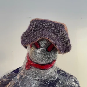 ”Emilia” - Big big world 1998 hat  - Khatpouf Collected: "Emilia 1998 Big Big World Hat" inspired by the song released by Emilia in 1998.  Handmade, one off.  Material:  Inside lining: polyester  Outside: stitched wool  Comes with a custom tag with your name. (Name on Plick) 