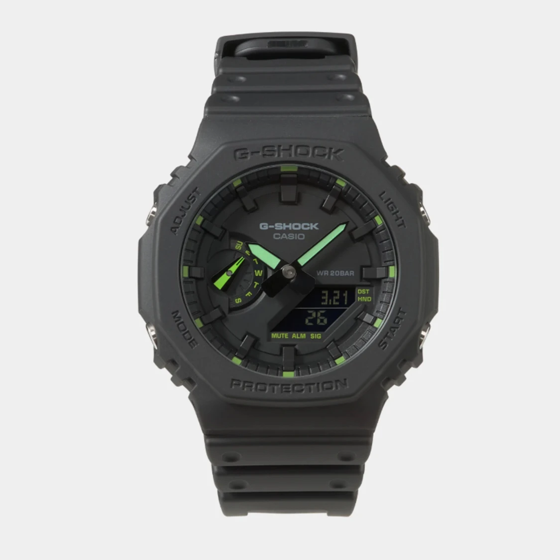 Militärgrön klocka