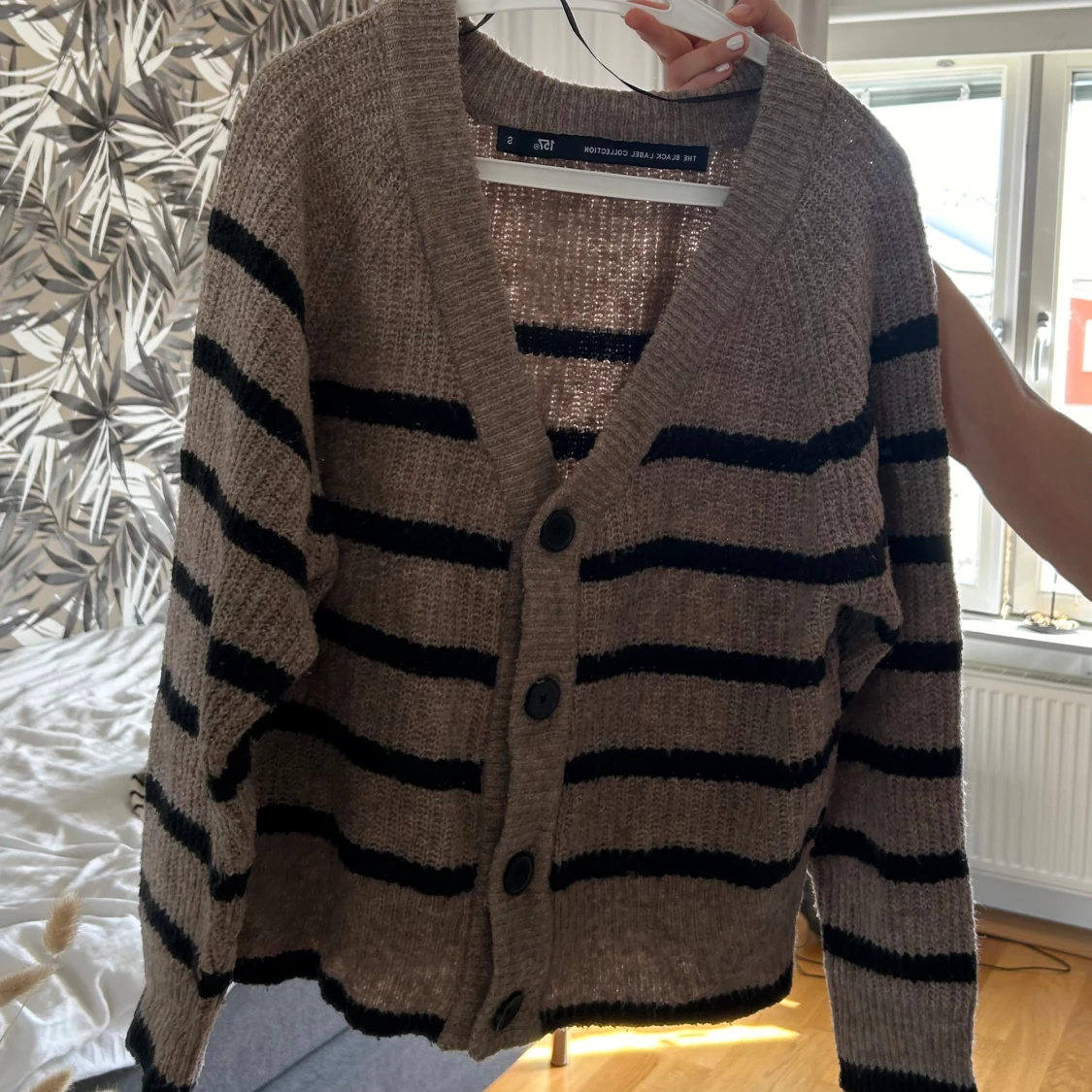 Stickad långärmad  - 90