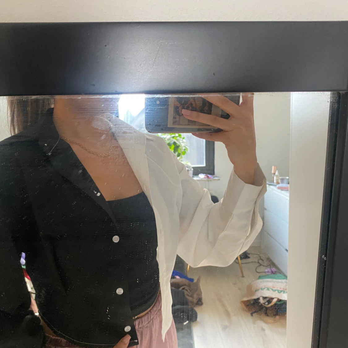 Skjorta Svart och Vit