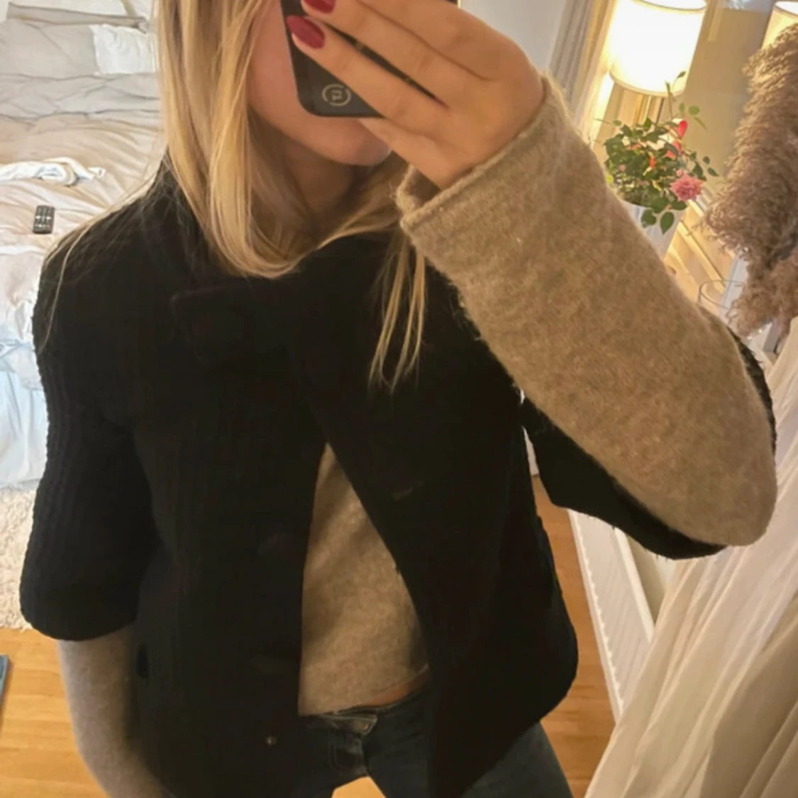 Trekvartsärmad vårjacka