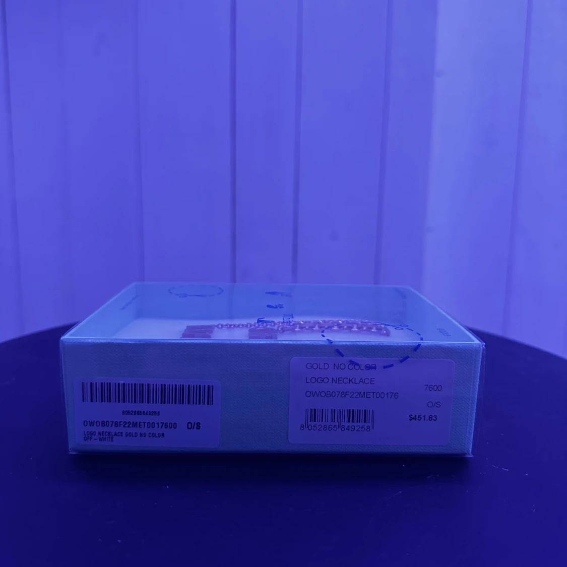 Off white halsband - 90