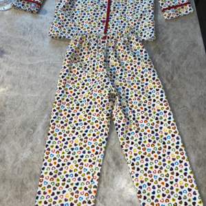 New beautiful pyjamas or lounge set  Up arm, soft and cosy  Beautiful details 5-7 years 