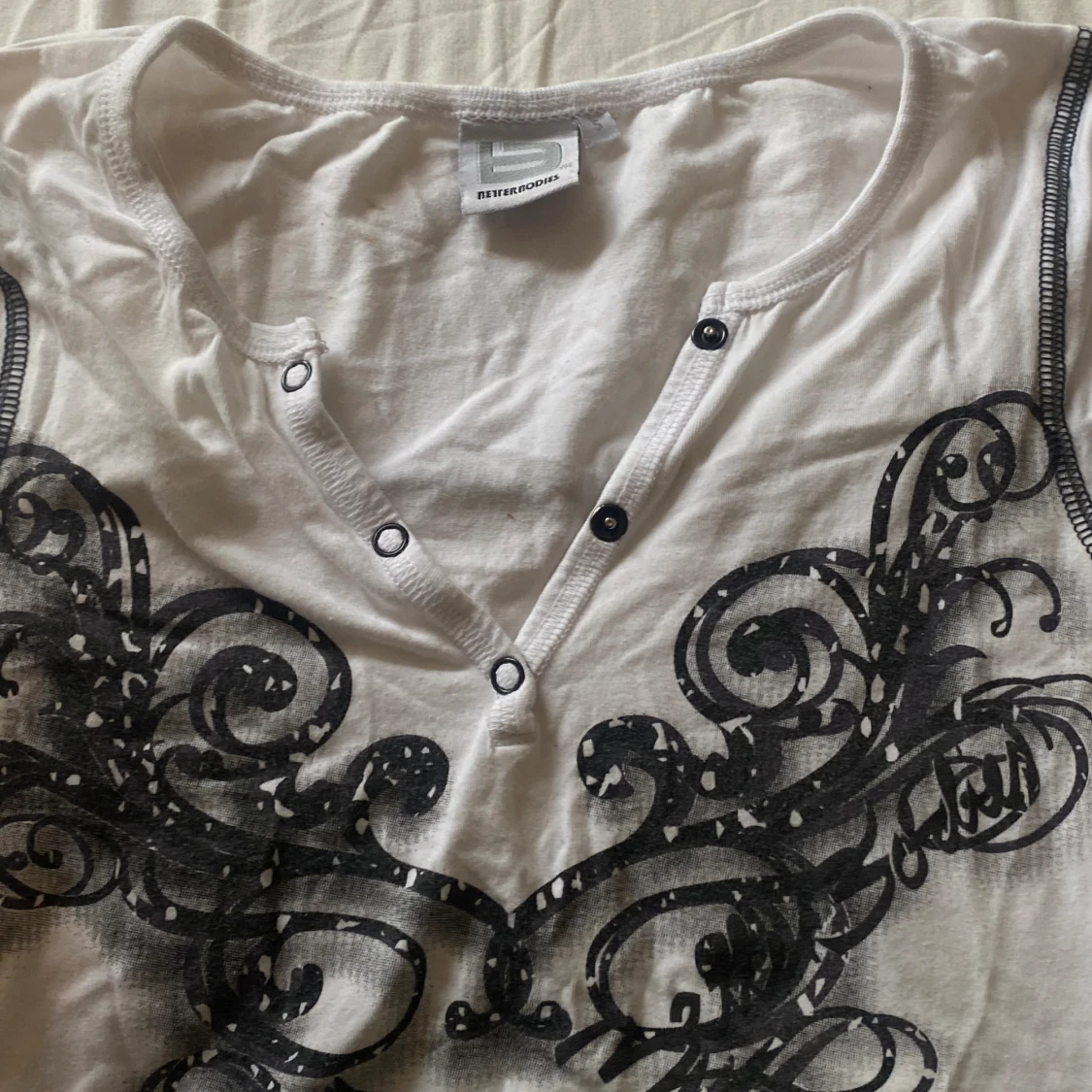 Y2k tröja med curved midja - 90