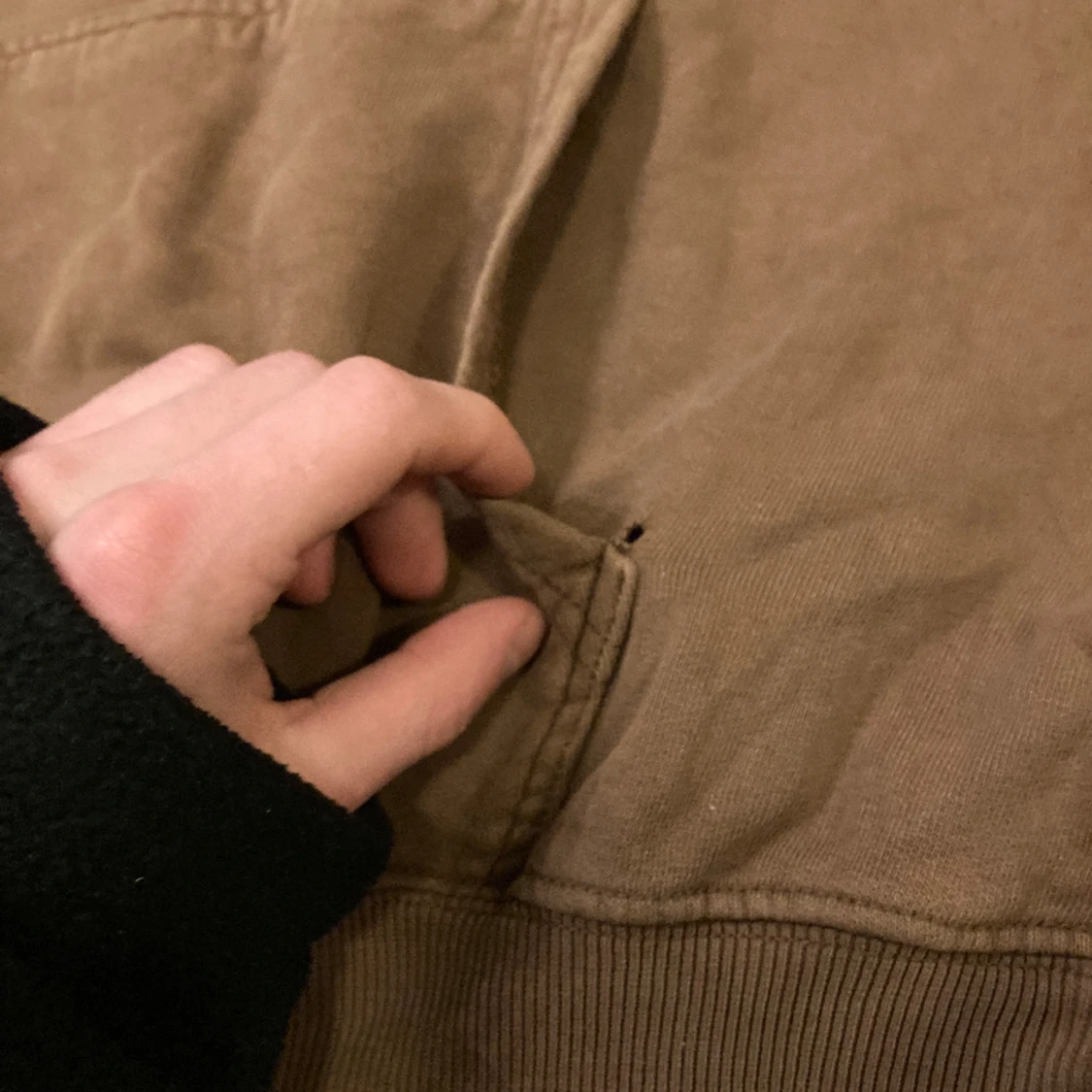 Brun baggy skate hoodie - 90