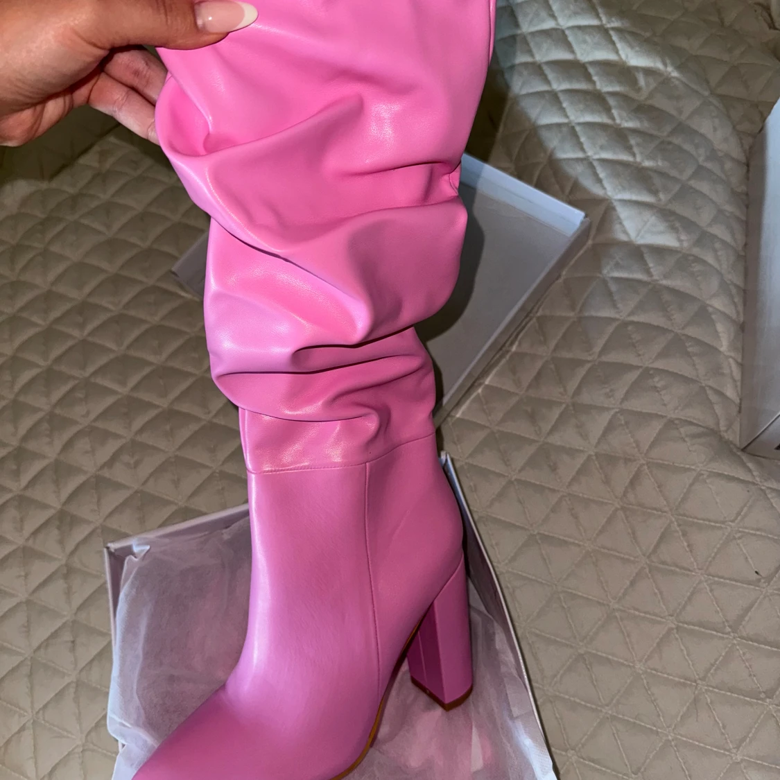 NY Rosa höga boots strl 39 - 90