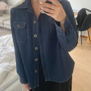 Jeansjacka  - Snygg oversize jeansskjorta/jeansjacka! (Mjukt material inte denim)🤍