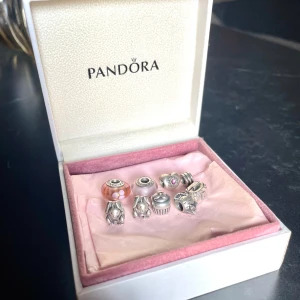 Pandora jewelry - 9 st berlocker till Pandora i äkta silver. Säljer alla tillsammans. I behov av lite putsning men annars i väldigt bra skick. 
