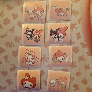 Sanrio 8 Klistermärke - My Melody - Klistermärke av My Melody | 2.5cm på längen och bredden | Vill du köpa mera så är det bara att skicka ett