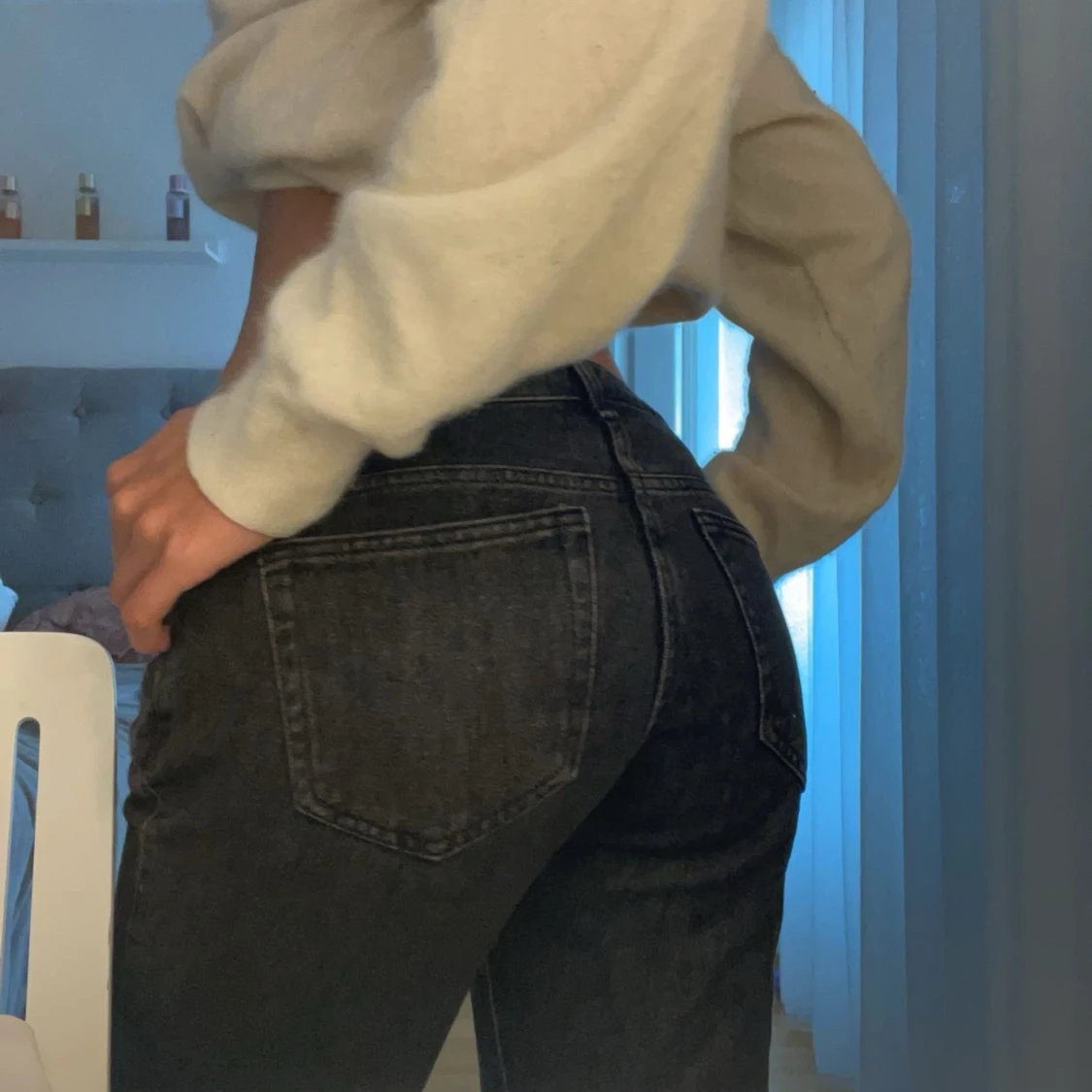 Lågmidjade jeans  - 90