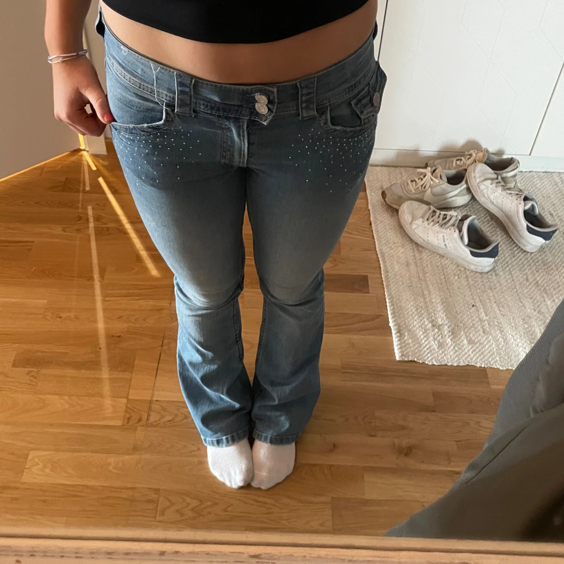 Lågmidjade jeans - 91