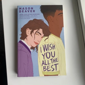 Engelsk bok - ”I wish you all the best” på engelska. Boken är i jättefint skick och har aldrig blivit läst💛 