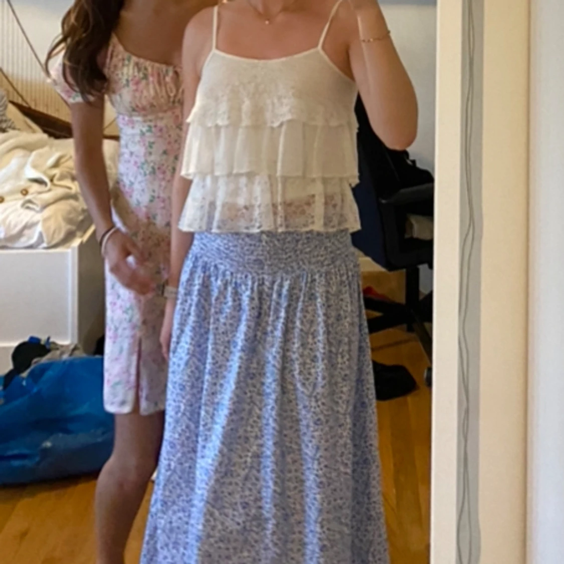 Blommig klänning - 90