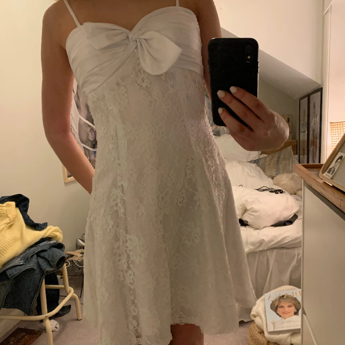 Satinklänning strl s - 91