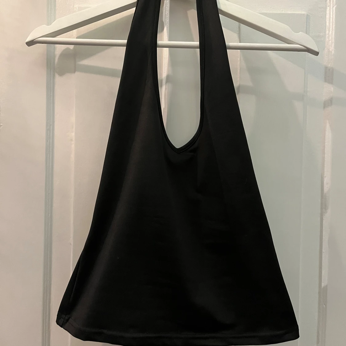 Svart halterneck topp - 91