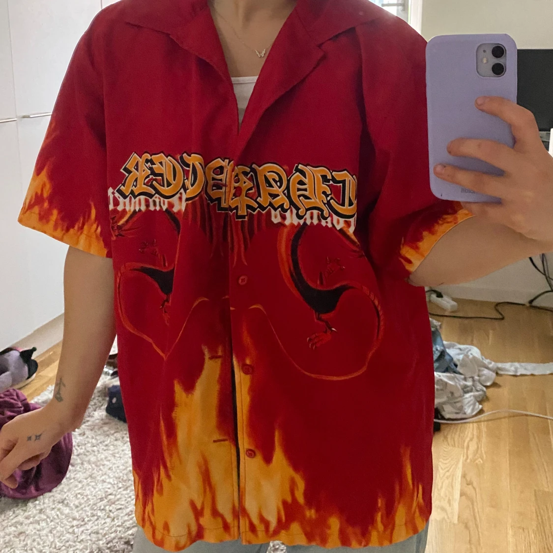 Skjorta Eldflammor - 93