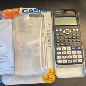 Casio fx-991EX finans miniräknare - Använt bara ett par gånger enför en tenta … dvs att batteriet funkar bra 👌🏼