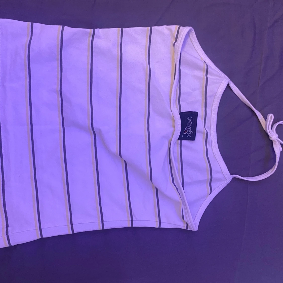 öppen rygg topp med knut - 92