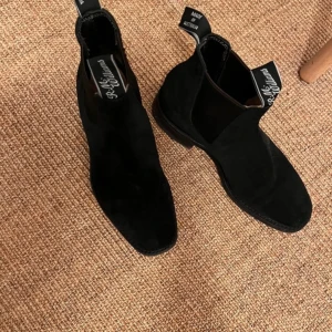 RM Williams Blaxland svarta mockaboots - Superfint skick, storlek 4. 36,5/37. Skickas i originallåda