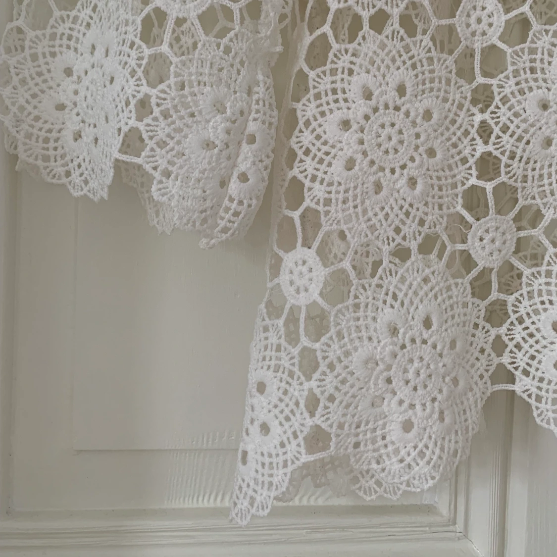 Virkad kort klänning - 90