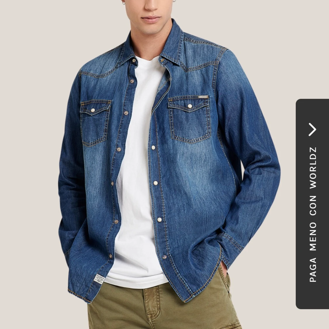 Jeansskjorta  - 90