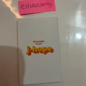 J-Hope Butter Message card 