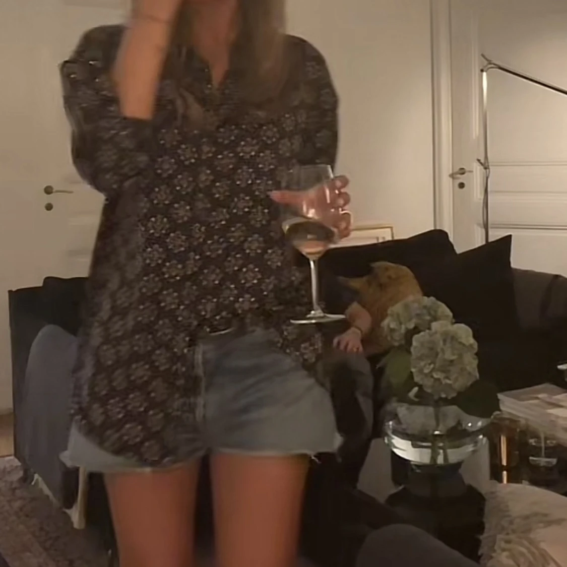 Skjorta i satin - 90