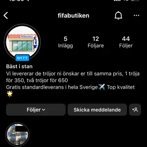 Vi levererar de tröjor ni önskar er till samma pris, 1 tröja för 350, två tröjor för 650 Gratis standardleverans i hela Sverige✈️      Top kvalitet🌟