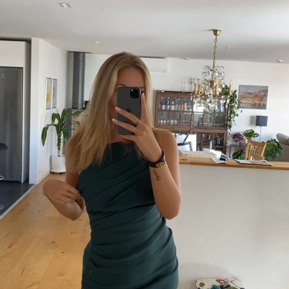 Grön klänning från Zara - 90