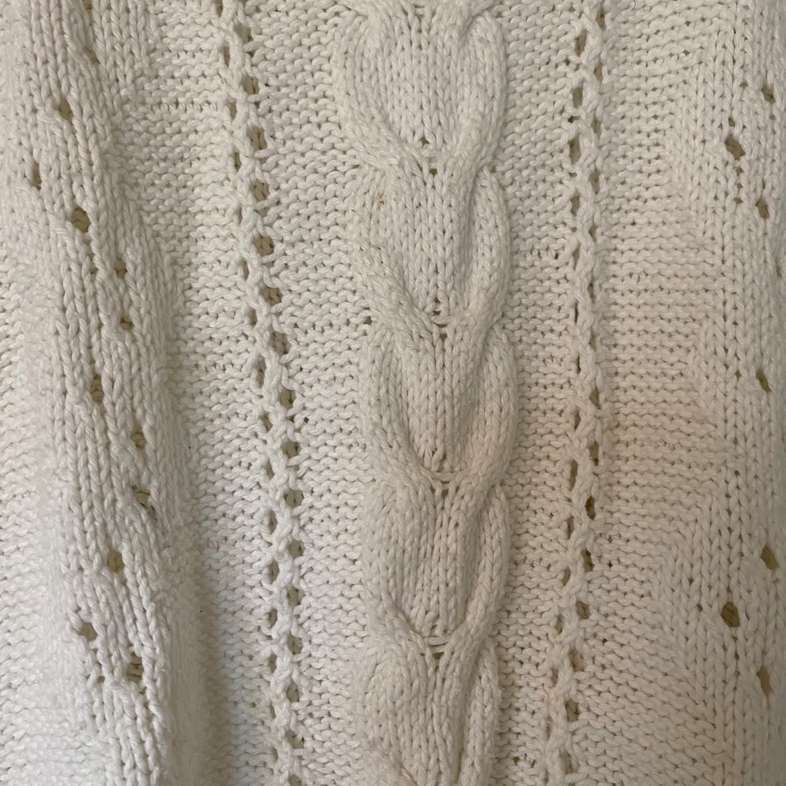 Vintage virkad/stickad väst - 91
