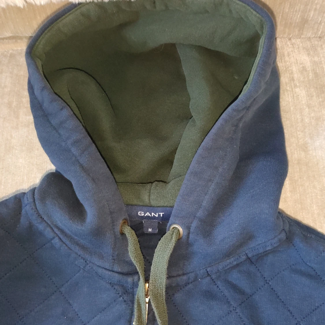 gant hoodie/ luvtröja zipper - 90
