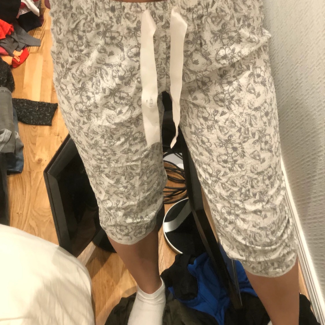 pyjamasbyxor trekvartslånga  - 90