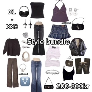 STYLE BUNDLE - Behöver du nya kläder inför våren? I got you🤝🏼 All info finns i andra & tredje bilden. Bara o höra av sig privat vid frågor, köp m.m! Läs dock gärna igenom allt först, svaret på din fråga kanske redan finns😆