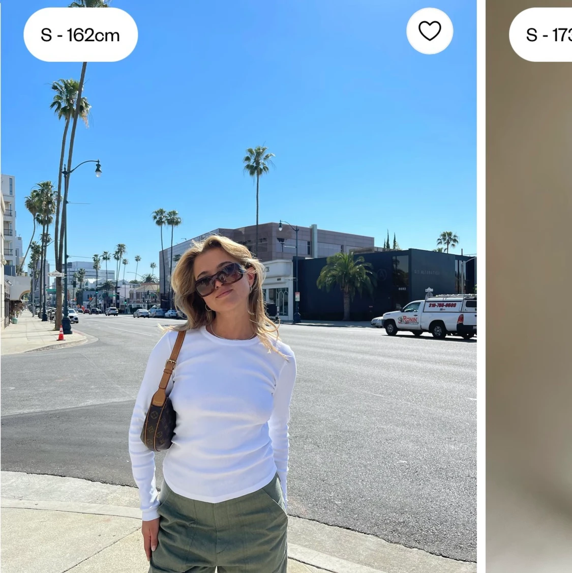 Djerf Avenue Daily Long Sleeve Top Ribbed White🌸 - 90