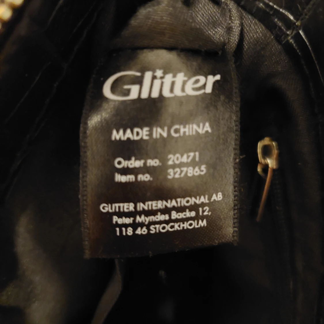 Svart baguettväska - 91