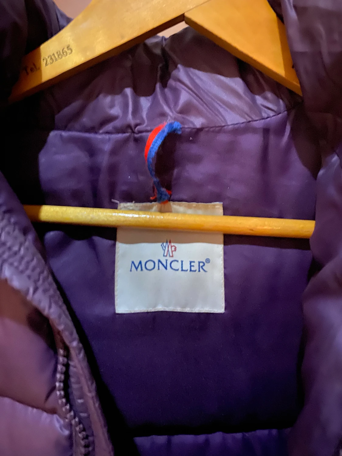 Fejk moncler jacka lilla - 90