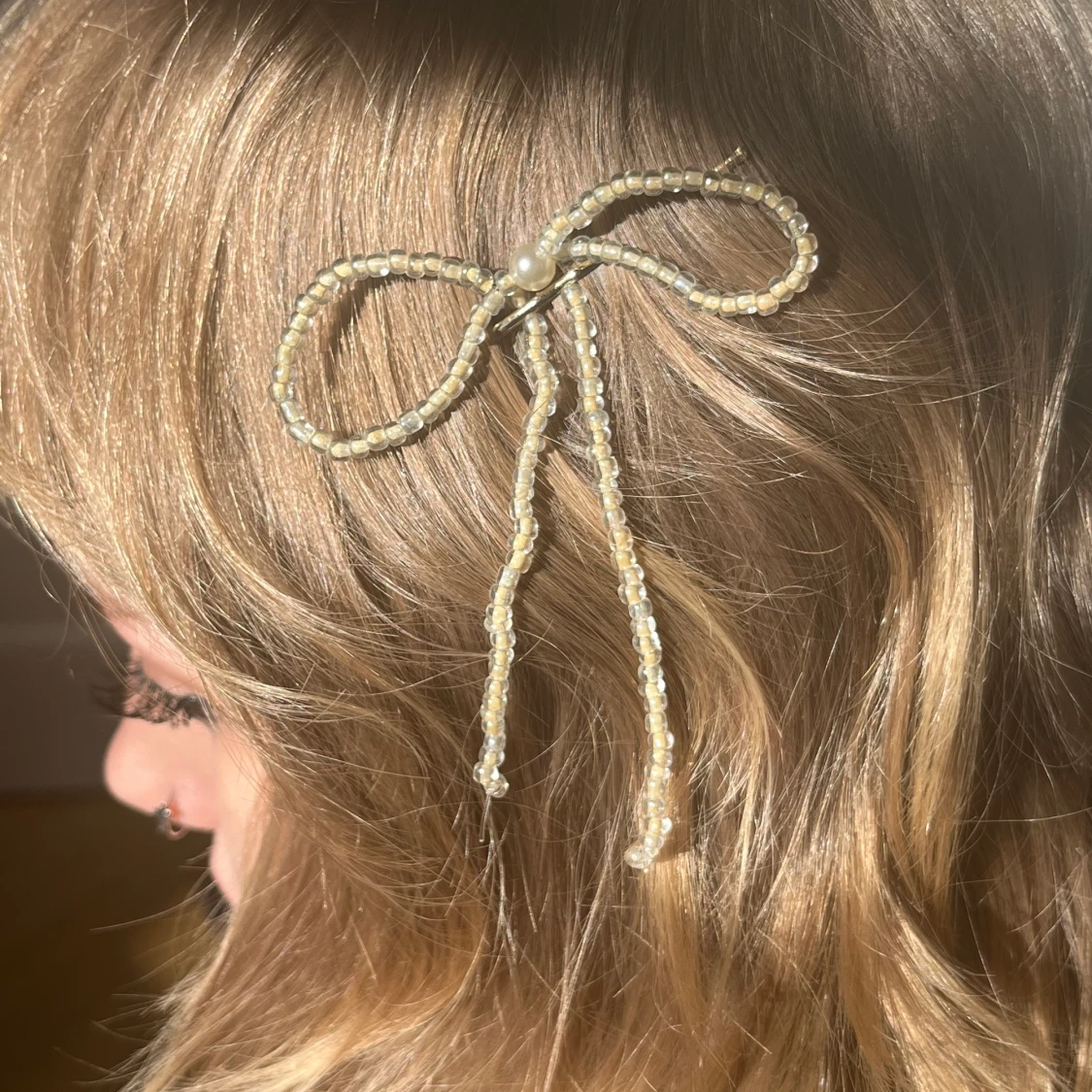 Hårspänne rosett 🎀💕