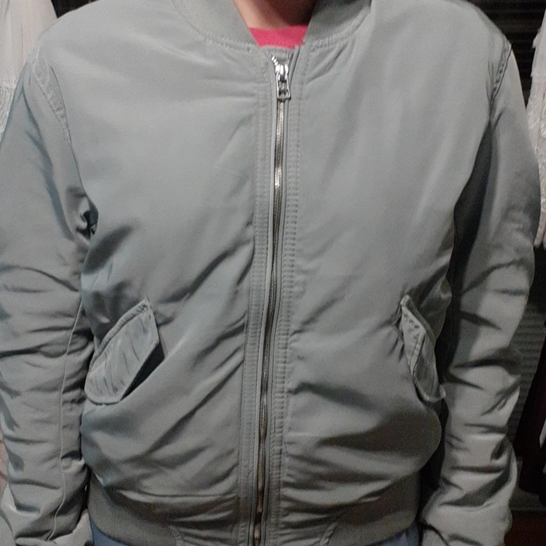 En grön höst/vår jacka  - 91