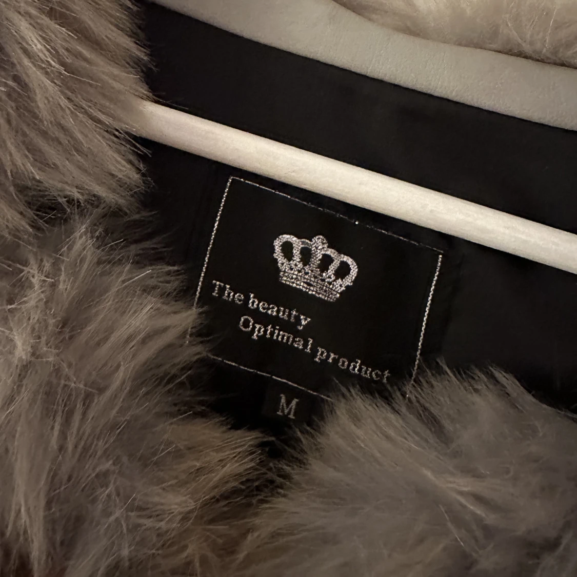 Grå pälsväst - 90