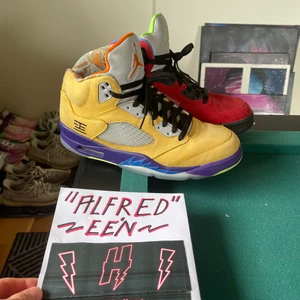 Air Jordan 5 what the - Storlek 44 cond 8-9/10