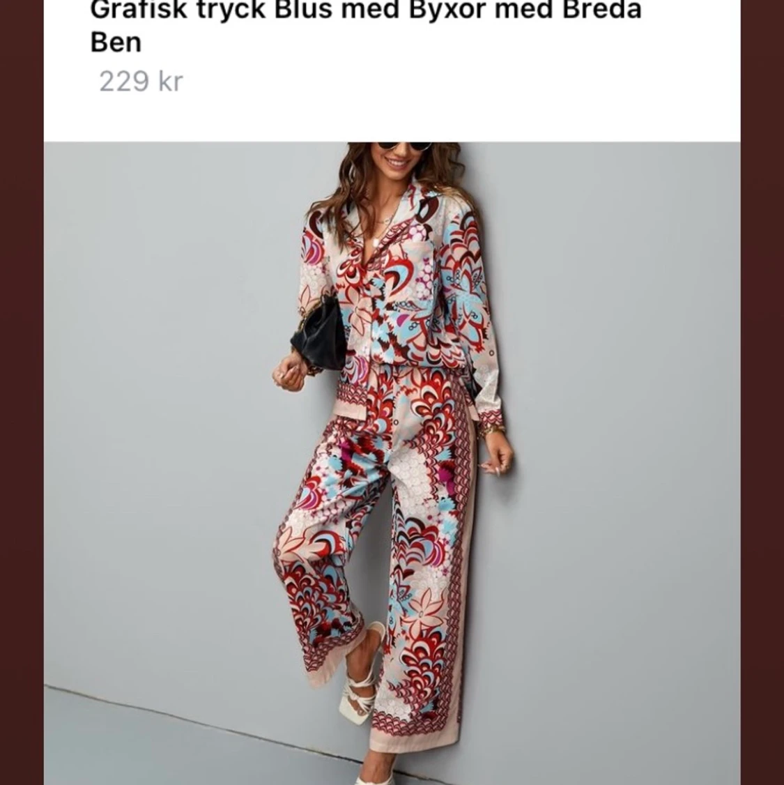 Mönstrat set från Shein