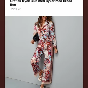 Mönstrat set från Shein - Storlek xs men var för litet för mej