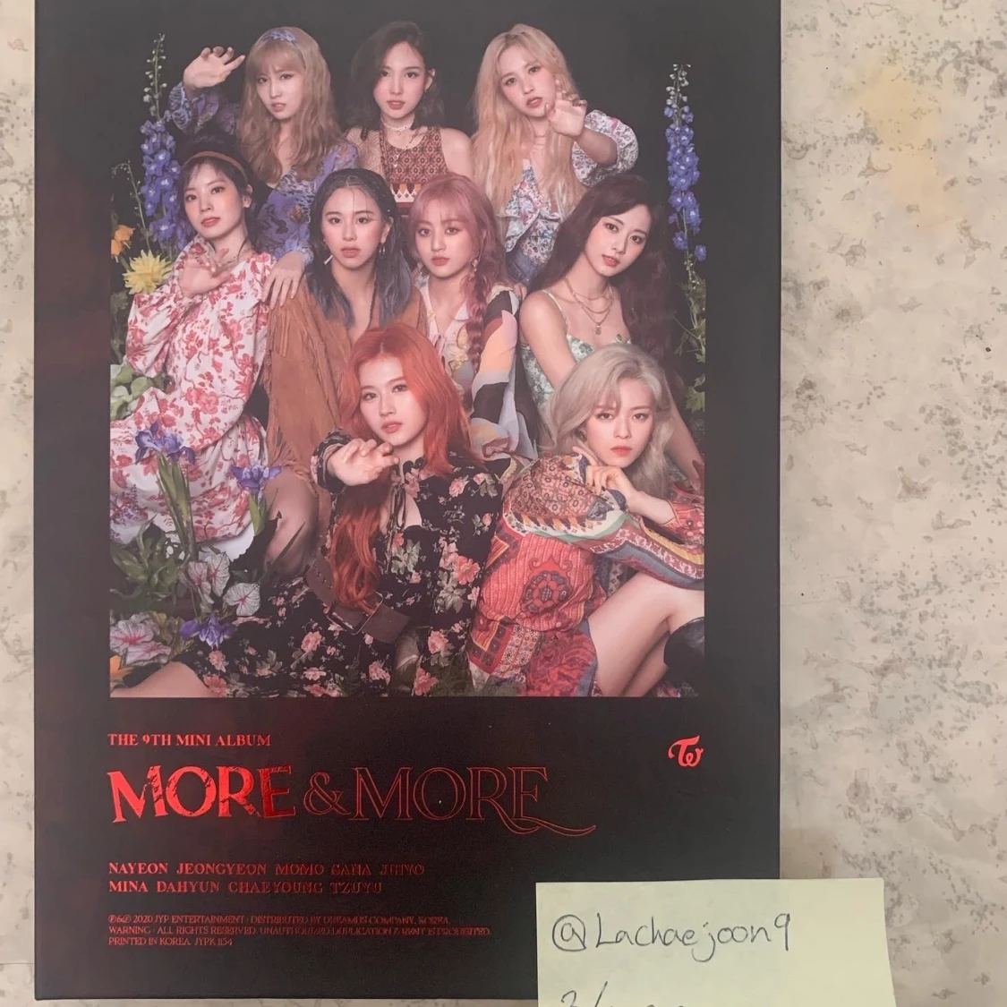 Twice more & more album kpop 