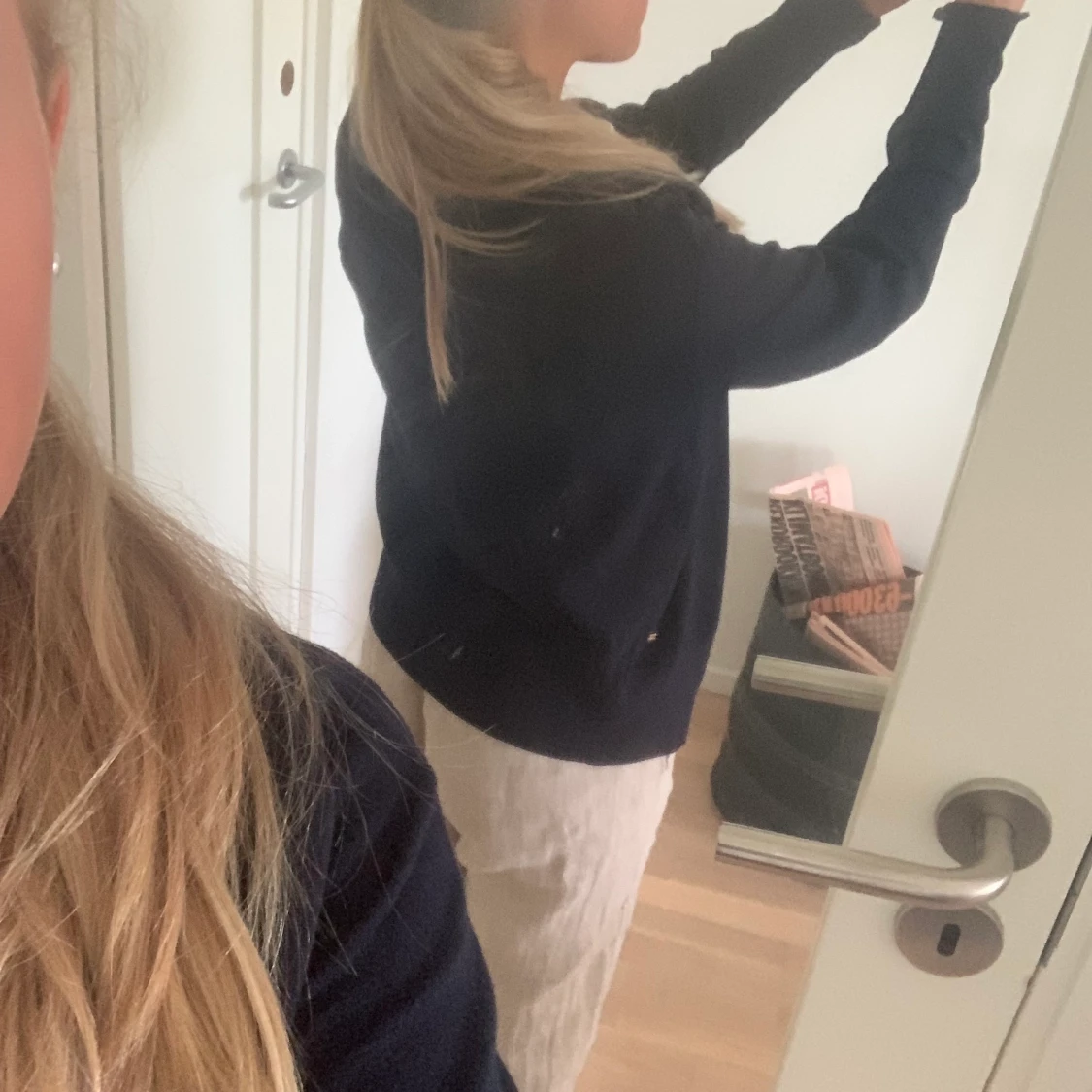 Marinblå kofta - 91