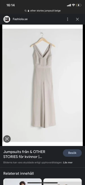 & Other stories Jumpsuit - Lång Jumpsuit från & Other stories. Storlek 36/S. 