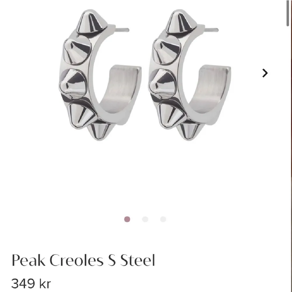 Peak creoles s silver Edblad örhängen❤️‍🔥❤️‍🔥super snygga, säljer för jag fick ett par i julklapp o har redan ett par, aldrig andvända!!. Accessoarer.
